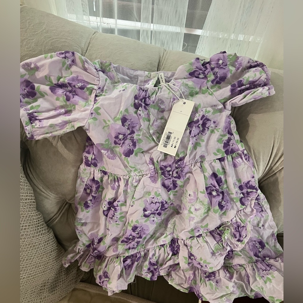 Janie and Jack purple dress size 2t